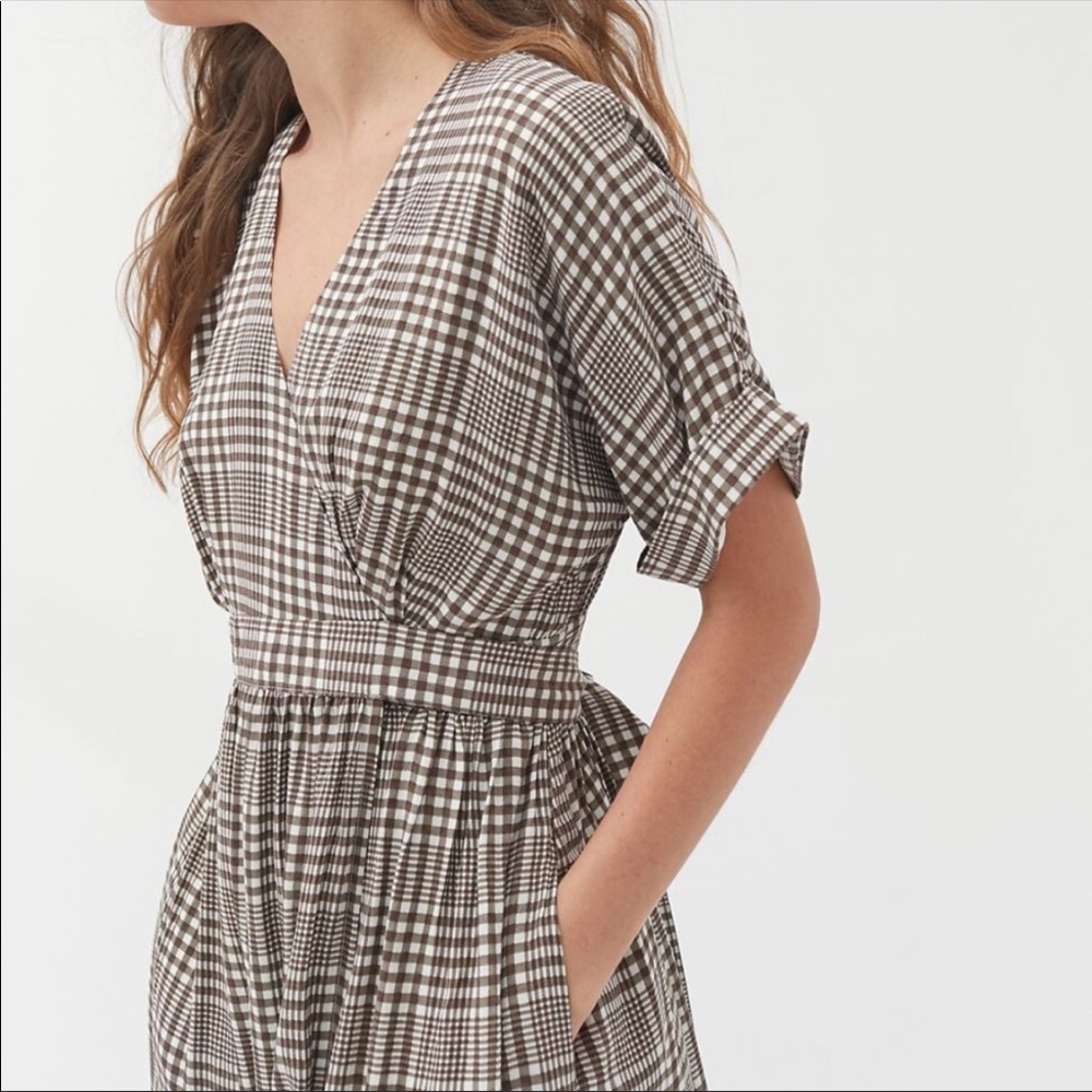 Urban Outfitters Gabrielle Woven Wrap Dress